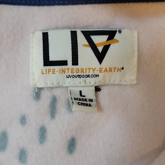Liv Outdoor Women's Frostbite Snap Pullover Fleece Pink Size L - Picture 7 of 11